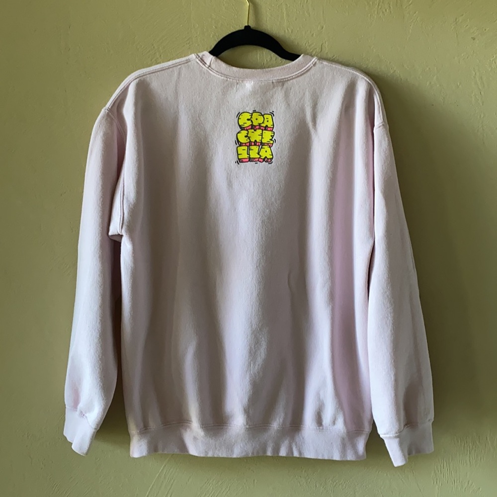 Coachella Valley Music Festival Dinosaur Pizza Crewneck M 2017 - Picture 7 of 8